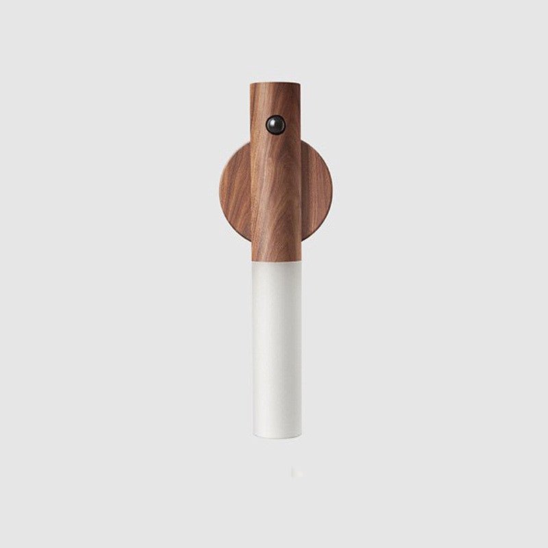 Auto LED USB Magnetic Wood Wireless Night Light Corridors Porch Lights PIR Motion Sensor Wall Light Cabinet Lamp GoodsCorner