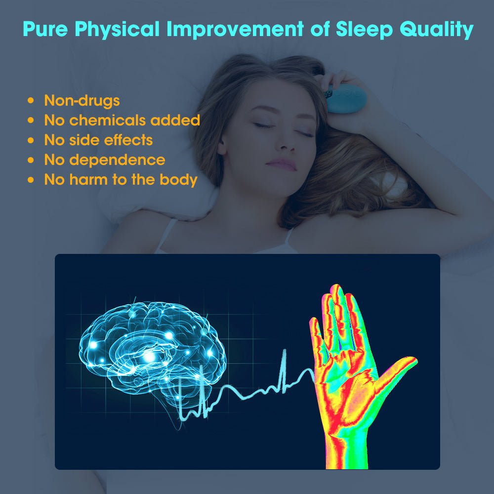Sleep Aid Hand - held Micro - current Intelligent Relieve Anxiety Depression Fast Sleep Instrument Sleeper Therapy Insomnia Device GoodsCorner