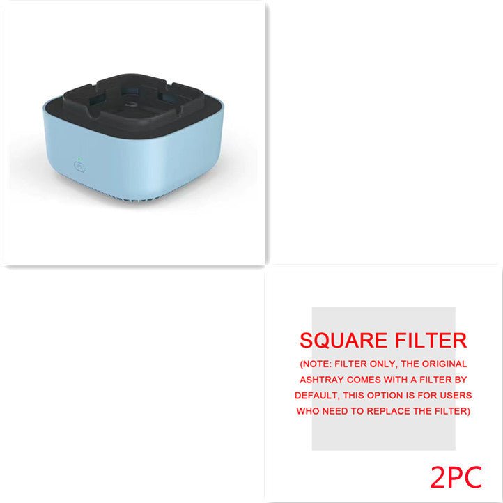 Smoke Removal Air Purification Ashtray Anion Purification Practical Automatic Purifier Ashtray Portable Gadgets For Car Ashtray GoodsCorner