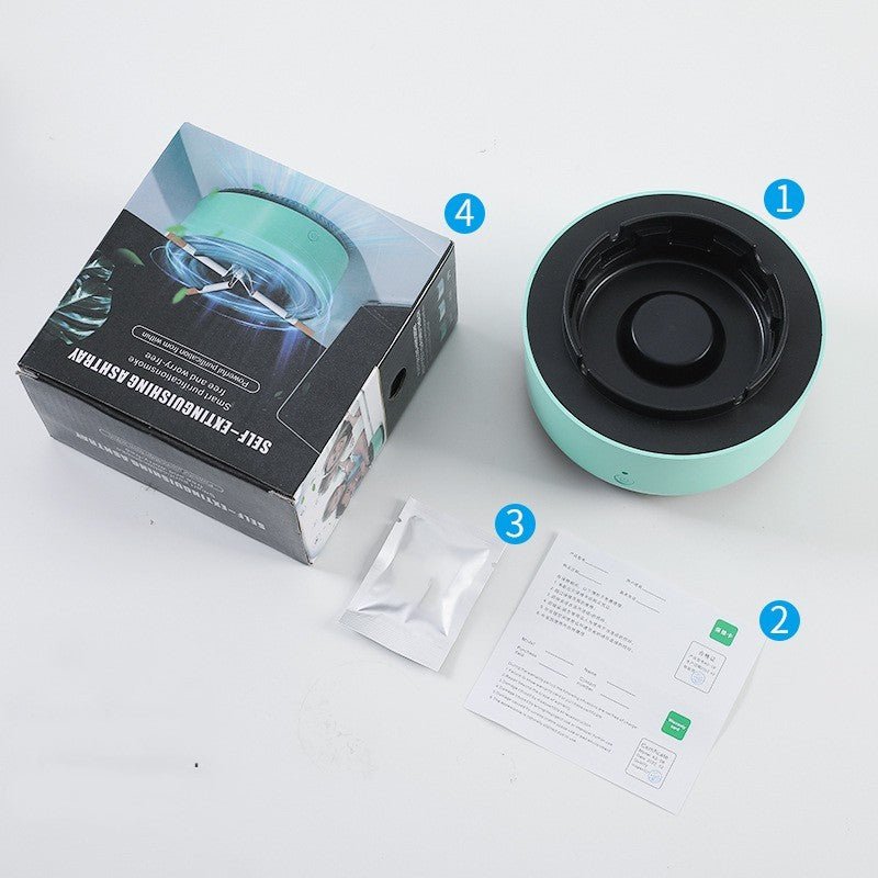 Smoke Removal Air Purification Ashtray Anion Purification Practical Automatic Purifier Ashtray Portable Gadgets For Car Ashtray GoodsCorner