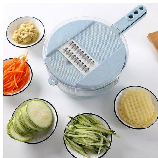 8 In 1 Mandoline Slicer Vegetable Slicer Potato Peeler Carrot Onion Grater With Strainer Vegetable Cutter Kitchen Accessories GoodsCorner