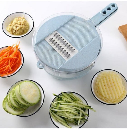 8 In 1 Mandoline Slicer Vegetable Slicer Potato Peeler Carrot Onion Grater With Strainer Vegetable Cutter Kitchen Accessories GoodsCorner
