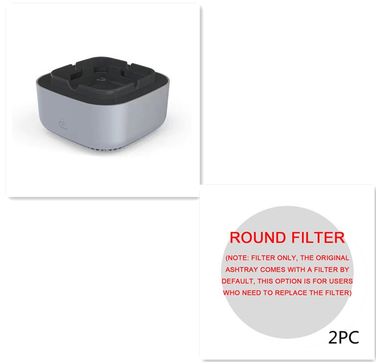 Smoke Removal Air Purification Ashtray Anion Purification Practical Automatic Purifier Ashtray Portable Gadgets For Car Ashtray GoodsCorner